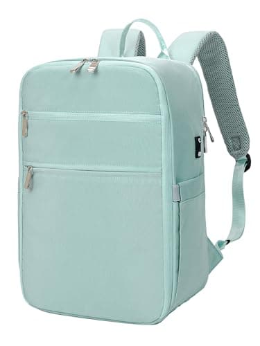 RuoSien Mochila Viaje Cabina Avion 40x20x25, Maleta, Bolsa de Viaje Aplicar para Mochila Ryanair 40x20x25 Con Orificio de Carga USB y Bolsillo Antirrobo
