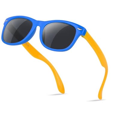 Nlieanuc Gafas de Sol Niño y Niña 3-10 Años Polarizadas Gafas de Sol Infantiles Flexibles de Goma para UV400 Protección
