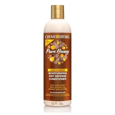 Creme Of Nature Pure Honey Acondicionador Hidratante, Desenreda, Suaviza y Controla el Frizz, con Infusión de Miel Pura, Aceite de Coco Natural Certificado y Manteca de Karité - 355 ml