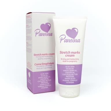 Lynpha Vitale Pancina – Crema Antiestrías para Embarazo y Postparto – 96% Ingredientes de Origen Natural – Hidrata, Protege y Mejora la Elasticidad de la Piel – 150 ml