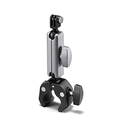SHOOT Abrazadera para manillar de motocicleta/bicicleta, abrazadera de rotación de 360 grados para GoPro Hero 13 12 11 10 9 8 Insta 360 X4 X3 Ace Pro, para cámara de acción DJI