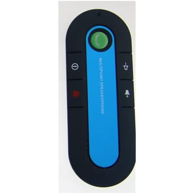 Altavoces Bluetooth inalámbricos portátiles para Coche Kit Manos Libres para Coche Altavoz Manos Libres Bluetooth Kits para Parasol Reproductor MP3 para Coche (Azul)