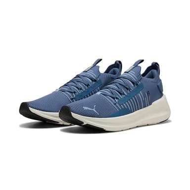 Puma Tenis Unisex Softride Symmetry Fuzion LsRoad para Correr, Dark Indigo Cool Blue Alpine Snow, 42 EU