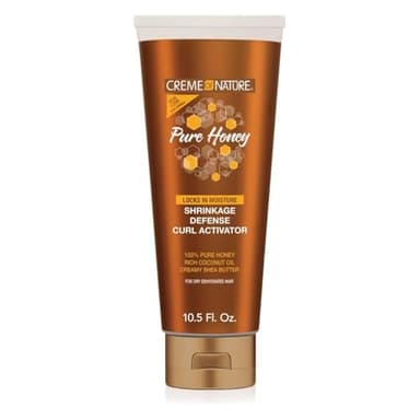 Creme of Nature - Pure Honey Activador de Rizos, con Miel Pura, Aceite de Coco y Manteca de Karité, Define, Alarga y Prolonga los Rizos, Sin Aclarado, para Pelo Rizado - 310 ml