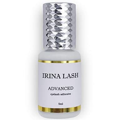 Pegamento Pestañas pelo a pelo Advanced, Registro Sanitario, 2 seg secado, 6 sem retención, 5 ml negro para Extensiones - Irina Lash