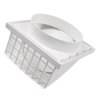 Zilimontt Escape de pared exterior con solapa antirretorno para ventiladores extractores de cocina y baño, salida impermeable para ventilación del hogar, para HVAC y recuperación de calor (150)