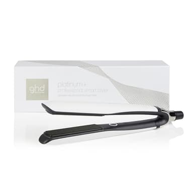 ghd Platinum+ Blanca - Plancha de Pelo Profesional Inteligente, Cabello Más fuerte, Más Brillo y Protección del Color - Para todo Tipo de Cabello - (Enchufe Europeo)