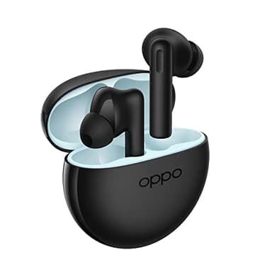 OPPO Enco Buds2 - Auriculares True inalámbricos, Bluetooth 5.2, in-Ear, cancelación de Ruido de Llamada, Controles táctiles, Audio binaural, compatibles con Android/iOS [versión Italiana], Negro