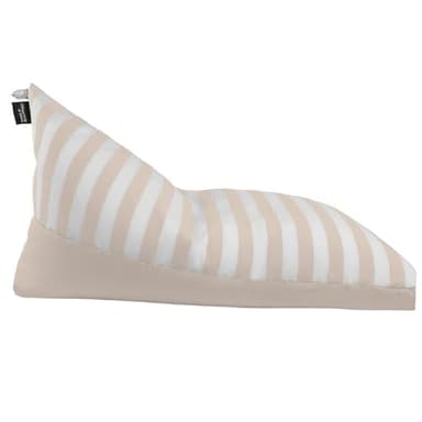 HAPPERS Puff Pirámide XXL Toldotex para Exterior o Interior Crudo