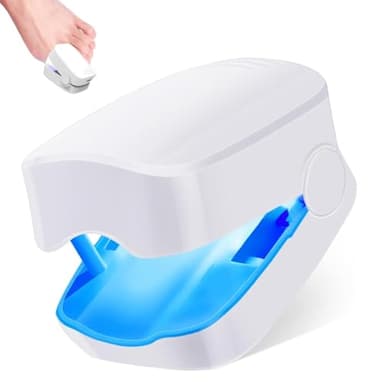 Dispositivo de Limpieza de Hongos en Uñas, Dispositivo de Limpieza y Tratamiento de Hongos en Uñas 460nm Luz Azul, Portátil y Recargable, Uso Doméstico, 7 Minutos al Día