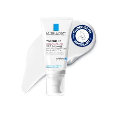 La Roche Posay, Toleriane Rosaliac AR SPF30 Cuidado Diario Calmante, Alta Protección UV, Anti-Rojeces, Hidratante, Con Agua Termal, Para Pieles Sensibles y Con Tendencia a la Rosácea, 40ml