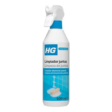 HG 591050130 Spray para juntas de baldosas, elimina la suciedad, las manchas y las manchas difíciles entre paredes y suelos, 500 ml