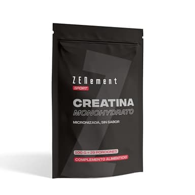 Creatina monohidratada en polvo 100 g - calidad micronizada - óptimamente dosificada - creatina pura sin aditivos - creatine monohydrate 100% vegana - para 29 días.