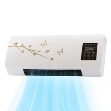 JIEBWCHA Aire Acondicionado De Pared, 1200W Aire Acondicionado Portátil, Acondicionador De Aire Dividido, Aparato De Calefacción Y Refrigeración Multifuncional, Bajo Nivel De Ruido, Fácil Operación