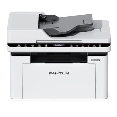 PANTUM BM2309AW BM2300AW Impresora láser multifunción WiFi, Blanco y Negro, impresión escaneado Copia 3en1 con Alimentador de Hojas, impresión Manual A4 a Doble Cara, WiFi USB 0PPM, Airprint Mopria