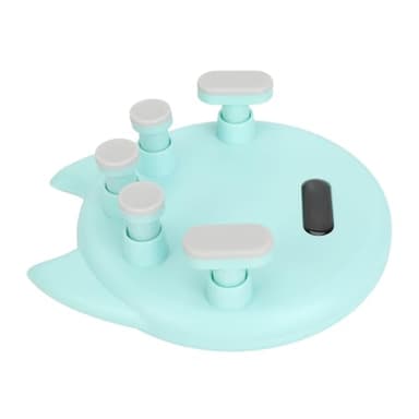 Drfeify Entrenador de Dedos de Piano, Ejercitador de Agarre Manual de Silicona ABS para Principiantes, Mejora la Fuerza, la Resistencia, la Flexibilidad, la Coordinación, Corrige la