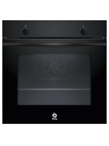 Balay - Horno multifunción, 60 cm, Aqualisis, Control Comfort, Raíles 1 nivel, Cristal Negro, 3HB5131N3