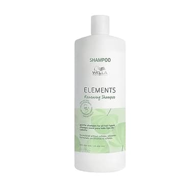 Wella Professionals Elements - Champú Renovador-Brillo y suavidad para el pelo -Sin Siliconas ni Sulfatos -Con Aloe Vera 1L