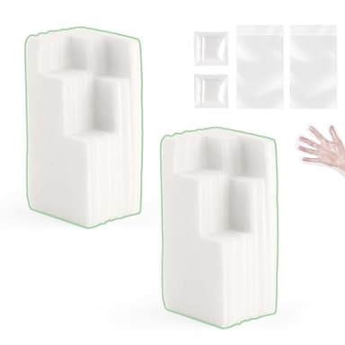 TGHongKy 2 Uds Esponja de Tinta Residual para Epson L15150 L15158 L15160 L1516 ET-5800 ET-5850 ET-5880 ET-8500 ET-8550 L8180 Almohadillas de Tinta de Desecho para C9345 Caja de Mantenimiento Piezas