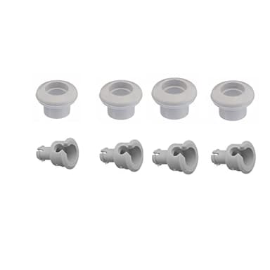 ELECTROTODO reemplazo de pack 4 ruedas cesta superior compatible con lavavajillas Bosch, Balay, Siemens