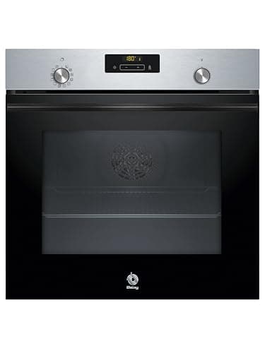 Balay - Horno multifunción, 60 cm, Pirólisis y Aqualisis, Control Comfort, 10 recetas, Cristal Negro, 3HB4841X3