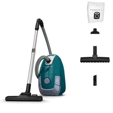 Rowenta Power XXL H. Wattage Aspirador, Verde y Gris