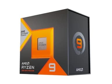 AMD Ryzen 9 7900X3D Procesador con tecnología 3D V-Cache (tarjeta gráfica Radeon integrada, 12 núcleos/ 24threads,120W TDP,Socket AM5, 140MB Caché, Reloj de aumento máx. hasta 5.6 GHz, sin ventilador