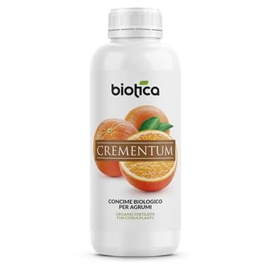 BIOTICA Abono Biológico Líquido para Cítricos - 1 Litro - CREMENTUM Fertilizante Específico para Plantas de Limón, Mandarina, Pomelo y Cítricos en general - Permitido en Agricultura Ecológica