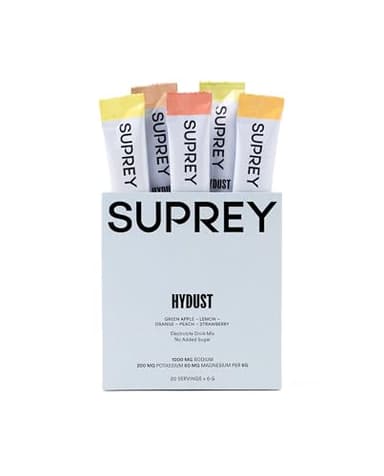 Electrolitos en Polvo para Hidratación | 0 Azúcar, Sin Ingredientes Artificiales | Sodio, Potasio y Magnesio | Caja de 20 Sobres (120g) (Mix)