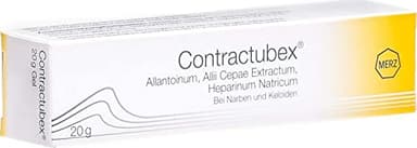 Contractubex - tubo de 20 gramos - gel - original Merz - Alemania - mejor crema para cicatrices, quemaduras, acné, intervenciones quirúrgicas - eliminación de tatuajes -