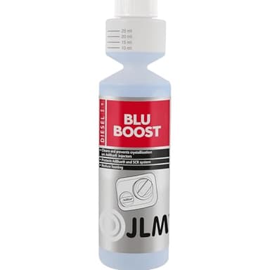 JLM BluBoost 250 ml – Aditivo para AdBlue® Evita la formación de Cristales en el Sistema SCR – Limpia de Forma fiable catalizadores sin visitar el Taller – Limpiador del Sistema
