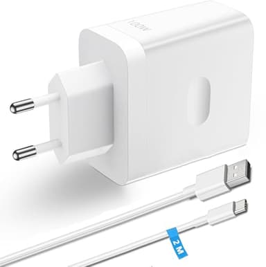 100W Cargador Rápido y 10A Cable USB C 2M Supervoc Charge para OPPO Reno12 11 F 10 Pro A60 A18 A38,Cargador rápido VOOC con cable USB tipo C para realme 12+ 11 C65 OnePlus Nord CE 4 3 Lite 12 12R 11 1