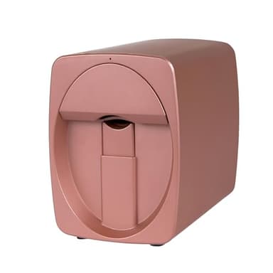 SHAHRYAR Impresora De Uñas Profesional-Máquina para Pintar Uñas 3D-Compatible con WiFi/DIY/USB-Reconocimiento Automático-Patrón Personalizado-para Aficionados Al Bricolaje,Rosegold