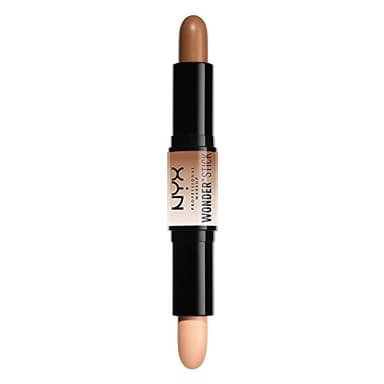 NYX Professional Makeup Stick de contouring Wonder Stick, Dos lados, Contouring e iluminador, Textura cremosa, Tono: Medium