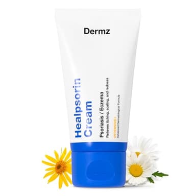 Healpsorin Psoriasis Crema (50 ml) – Tratamiento Natural - Para Rosácea, Dermatitis, Eczema - Hidrata y Repara Manos, Pies, Cuerpo, Codos y Rodillas