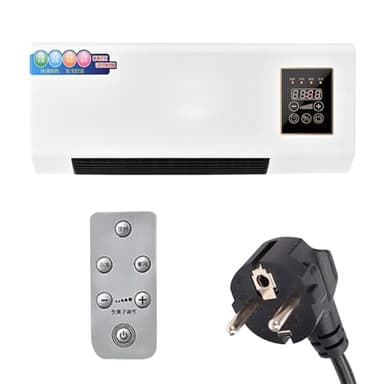 Aire Acondicionado Split - Equipo Compacto De Climatización,Con Velocidades De Ajustables Mando A Distancia Frío Calor Para Sala De Estar Baño Oficina
