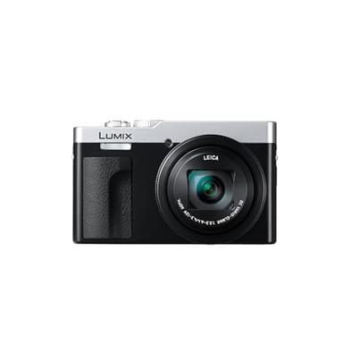 Panasonic LUMIX DC-TZ99E-S Cámara Compacta con Zoom para Viajes, Lente Leica DC, Zoom de 30x, 20,3 MP, Video 4K 30p, Monitor Inclinable, Wi-Fi, Bluetooth, Color Argento