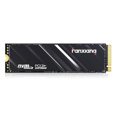 fanxiang SSD 1TB ps5 NVME 1TB Disco Duro M.2 2280 PCIe Gen4x4 M2Lectura 4800MB/s QLC 3D NAND con Adhesivo de Enfriamiento de Grafeno, SSD Interno para Portátil Escritorio -S690Q