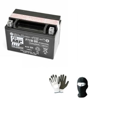 Compatible con ATV SUZUKI 400 LT-Z QuadSport 2009 Batería ya lista cargada sellada Furukawa FTX9-BS baterías activas 8 Ah Amplias 12 V 150 x 87 x 105 mm