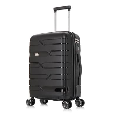 1990s Maleta de Cabina 55x38x22cm (44L) Polipropileno - Candado Incrustada - 20 Pulgadas - Negro