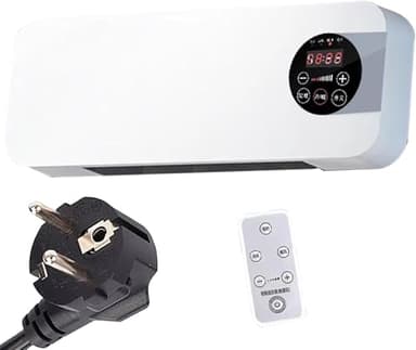 Aire Acondicionado De Pared Sin Unidad Exterior, 2025 Versión Mejorada, Aire Acondicionado Portátil Max 2 en 1 Ultra Potente, con Control Remoto Ultra Silencioso, Rápido Enfriamiento Calefacción