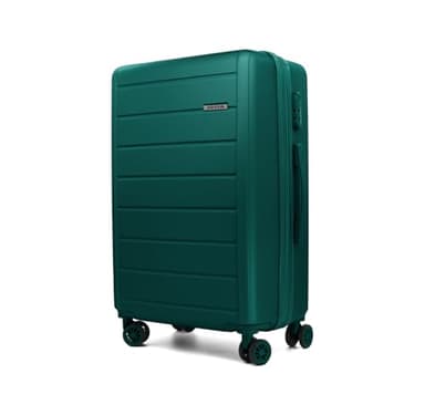 VOYAN Maleta Grande 23kg SDR Verde 68x46x28 Expandible, Maleta de Viaje para Facturar, Trolley Rigido ABS Ligero, 4 Ruedas 360°, Maleta Familiar Resistente con Cerradura de Seguridad