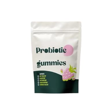 Gomita probiótica Kombucha - para hinchazón, salud intestinal - Probióticos para mujeres y hombres - Vegano, sin OGM