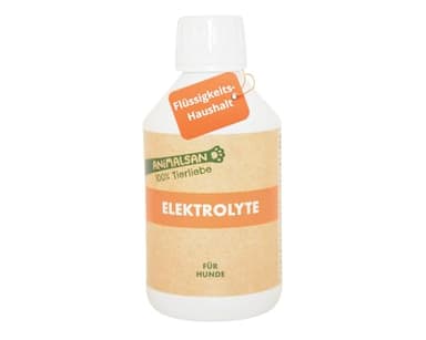 Animalsan Electrolitos para perros – Complemento alimenticio dietético para perros – 250 ml concentrado – para apoyar el equilibrio diario de líquidos y electrolitos de tu perro