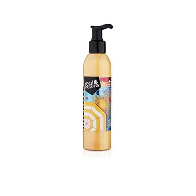 Real Natura - Crema Pro-Mar y Piscina - Protección Solar y Contra Cloro - Hidratación Profunda - Cabello Suave y Sin Enredos - Fórmula Ligera y No Grasa - 200ml