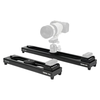 Toprig Deslizador de cámara motorizado S60, pista de aleación de aluminio de 60 cm con control de aplicación Bluetooth para lapso de tiempo, enfoque y disparo panorámico de 120°, perfecto para cámaras