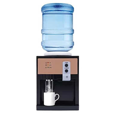 Dispensador de agua de mesa caliente y fría - Enfriador y dispensador de agua - Dispensador de agua caliente y fría para uso doméstico - Mini dispensador de agua de mesa