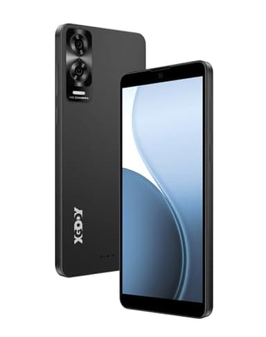 Xgody X33 Teléfono Móvil, Android 15 Go Octa-Core Smartphone con Pantalla de 6'', Batería 3500mAh, 4G Dual SIM, 3GB+32GB 128GB Ampliable, Cámara 8MP+5MP, Face ID, GPS (Negro)