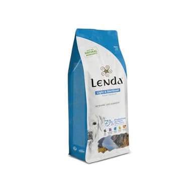 Lenda Light 12 kg - Pienso para Perros Adultos con Sobrepeso o Tendencia a Engordar - Comida para Perro Baja En Calorías - Ideal para Perros Esterilizados - con Condroprotectores y Probioticos