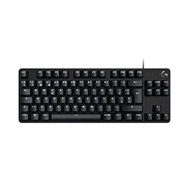 Logitech G G413 TKL SE Teclado Mecánico Gaming - Teclado Compacto Retroiluminado con Interruptores Mecánicos Táctiles, Anti-Ghosting, Compatible con Windows, macOS, Disposición QWERTY Español - Negro